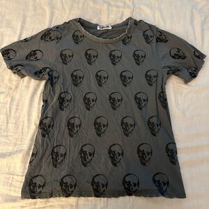 CHRLDR Cheerleader Distressed Skull Tee (S)